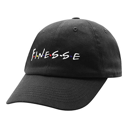 HSYZZY Dad Hat Finesse Friends Letters Embroidered Baseball Cap Adjustable Strapback Unisex