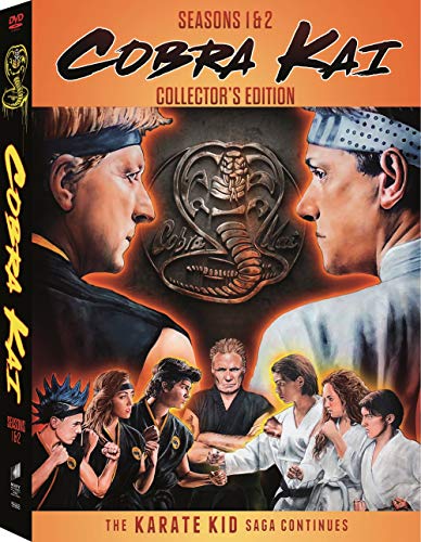 Book Cover Cobra Kai Season 1 & Season 2 Limited Collector's Edition Set with Double-Sided Headband (DVD)