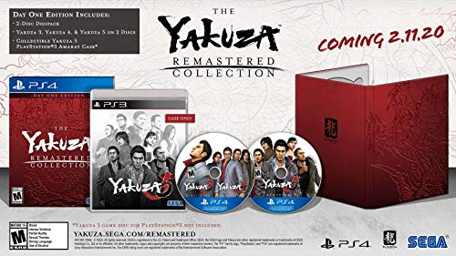 Book Cover Yakuza Remastered Collection - Day 1 Edition - PlayStation 4