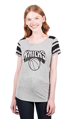 Ultra Game NBA Women's Box Out Varsity Stripe Tee Shirt