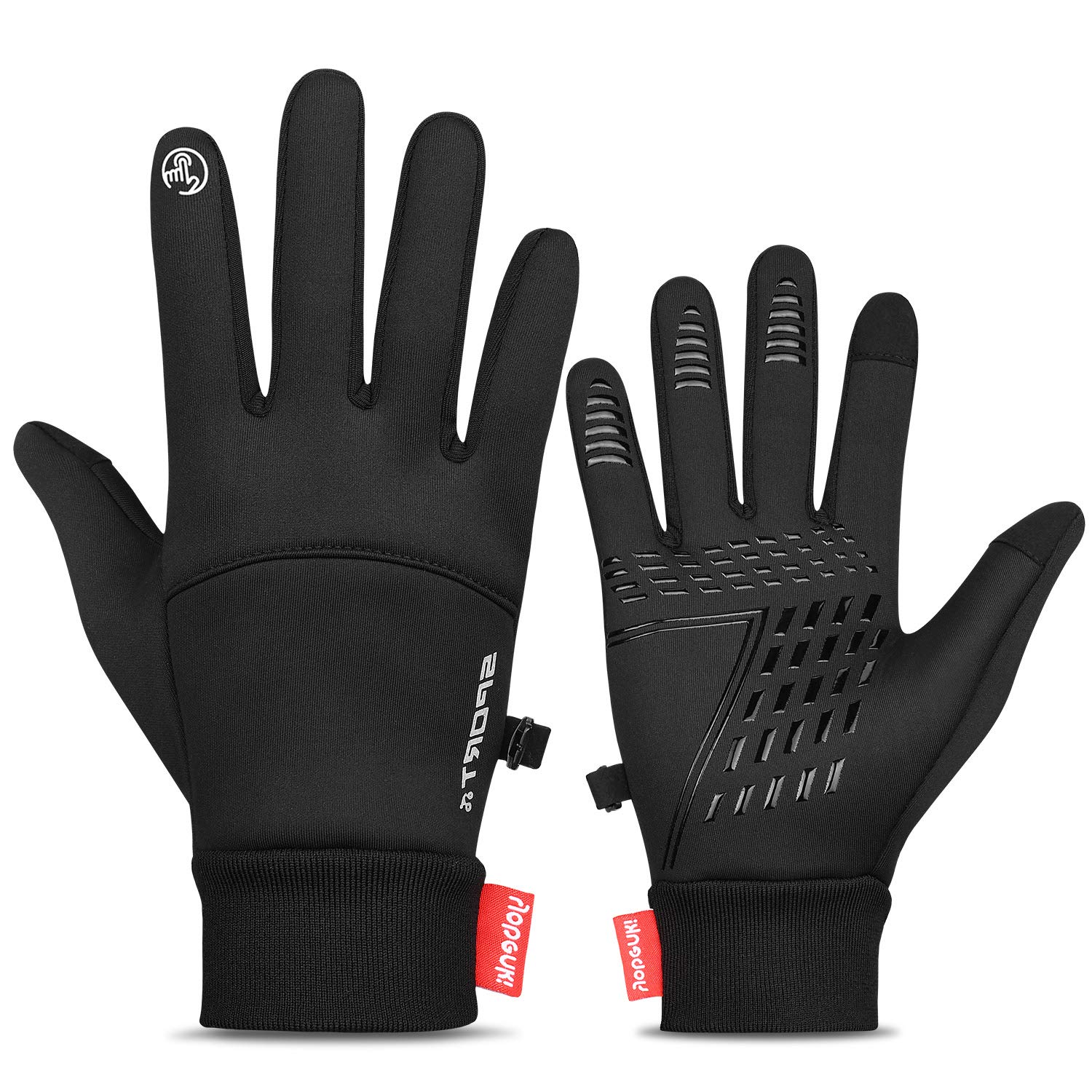 TOLEMI Winter Gloves Touchscreen Thermal Gloves Windproof Warm Gloves Men Women for Cycling Driving Running