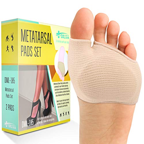 Ball of Foot Cushions (2PCS) - Metatarsal Pads Forefoot Pads - Metatarsal Cushion Mortons Neuroma - Metatarsal Foot Pads - Gel Foot Cushion - Mortons Neuroma Callus Metatarsal - Forefoot Cushioning