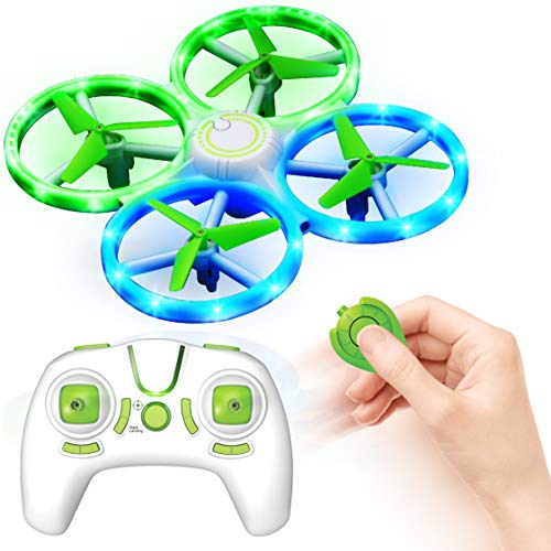 Power Your Fun UFO1 Mini Drone for Kids - Small Drones for Beginners, LED Drone with Hand Motion Sensors