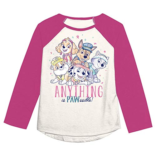 Book Cover Jumping Beans Girls 4-12 Paw Patrol Anything Paw Graphic Tee
