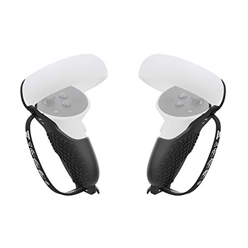 AMVR Touch Controller Grip Cover for Oculus Quest, Quest 2 or Rift S Anti-throw Handle Protective Sleeve