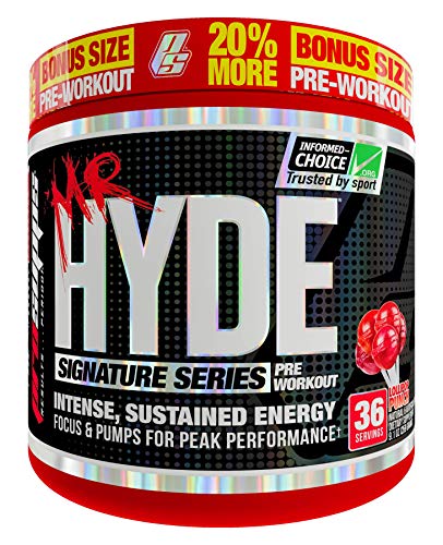 Book Cover ProSupps Mr. Hyde Signature Series Pre-Workout Energy Drink â€“ Intense Sustained Energy, Focus & Pumps with Beta Alanine, Creatine, Nitrosigine & TeaCrine â€“ 30 Servings (60 Serv Lollipop Punch)