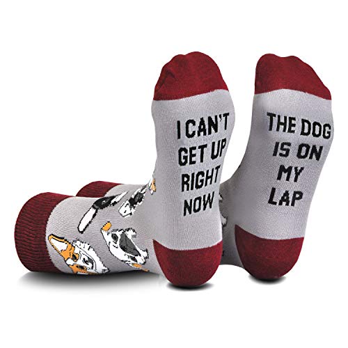 Cavertin Women's Novelty Socks with Gift Box (Dog Lover)