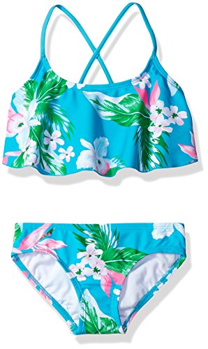 Book Cover Kanu Surf Girls' Alania Flounce Bikini Beach Sport 2 Piece Swimsuit