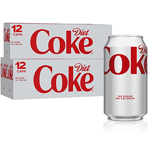 Book Cover Diet Coke Soda Soft Drink, 12 Fl Oz, 36 Pack