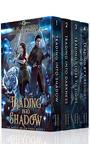 Book Cover Magic Below Paris Boxed Set (Books 1 - 4): Trading Into Shadow, Trading Into Darkness, Trading Close to Light, Trading By Firelight