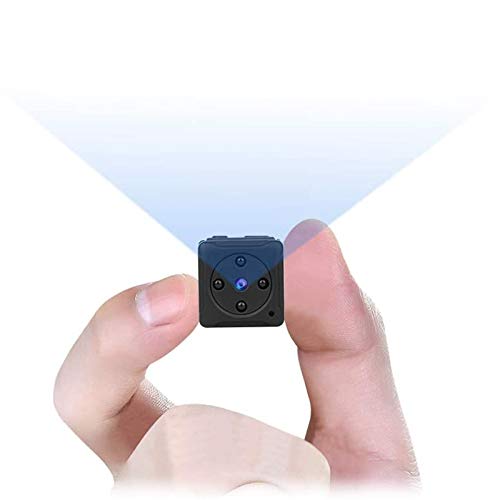 MHDYT Mini Spy Camera Wireless Hidden, Full HD 1080P Portable Small Covert Home Nanny Cam with Motion Detection and Night Vision, Indoor/Outdoor Micro Security Surveillance Hidden Camera