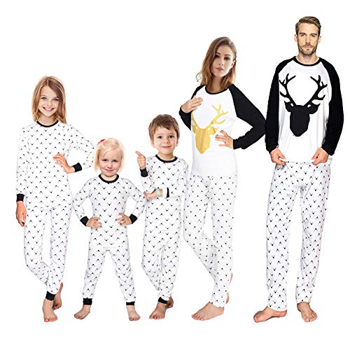 Book Cover Family Matching Christmas Pajamas Sleepwear Set