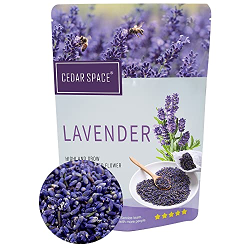 Book Cover Dried Lavender Flowers for Home Fragrance Sachets Grade Dried Lavender Flowers for Tea, Baking, Lemonade, Baths, Wedding Decoration, Fresh Fragrance