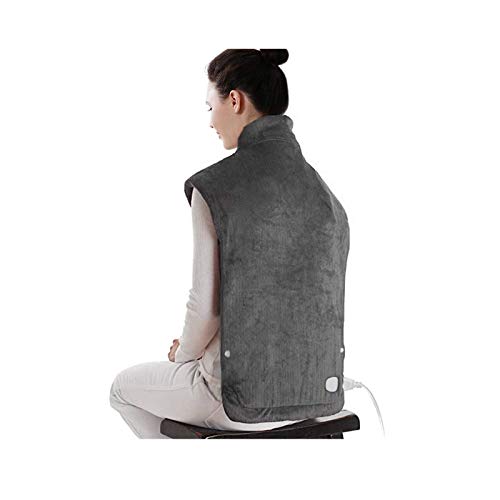 Book Cover XXX-Large Electric Heating Pad for Neck and Shoulders, Heating Pad for Back Pain with Auto Off, 6 Temperature Settings, Fast Heating, 25