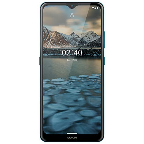 Nokia 2.4 Dual-SIM 64GB ROM + 3GB RAM (GSM Only | No CDMA) Factory Unlocked 4G/LTE Smartphone (Fjord Blue) - International Version