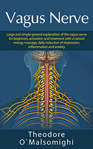 Book Cover Vagus Nerve: Large and simple general explanation of the vagus nerve for beginners, activation and treatment with a natural energy massage, daily reduction of depression, inflammation and anxiety