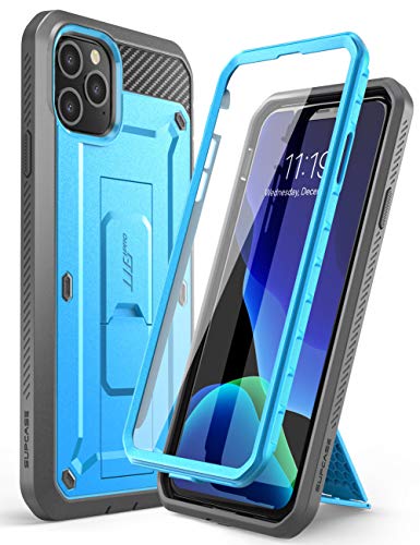 SUPCASE Unicorn Beetle Pro Series Case Designed for iPhone 11 Pro 5.8 Inch 2019, Built-in Screen Protector Full-Body Rugged Holster Case (Blue)
