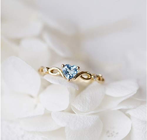 Goldenchen Fashion Jewelry 14k Gold Filled Sea Blue Topaz Love Heart CZ Diamond Ring Women Anniversary Engagement Wedding Gemstone Ring (7)