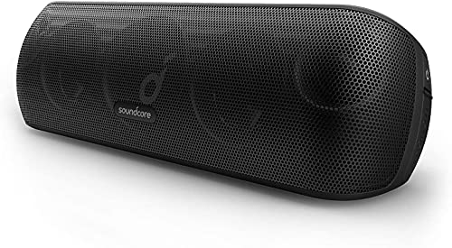Soundcore Motion+ Bluetooth-Lautsprecher mit Hi-Res 30W Audio, BassUp, Kabelloser HiFi Lautsprecher mit zugehöriger App, Flexibler EQ, 12 Stunden Akkulaufzeit, IPX7 (Generalüberholt)