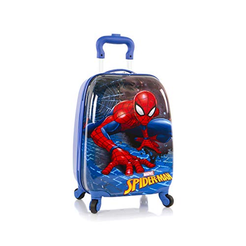 Marvel Spiderman Hardside Spinner Luggage for Kids - 18 Inch [ Spider-Man ]