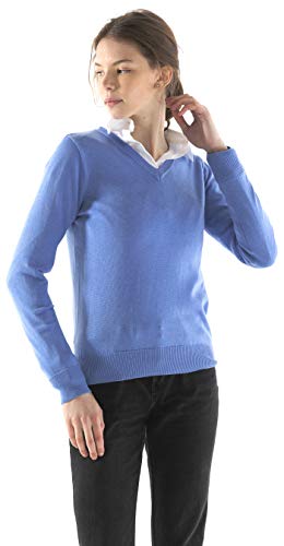 Book Cover Fancy Stitch Women's Lightweight V-Neck Sweater Top