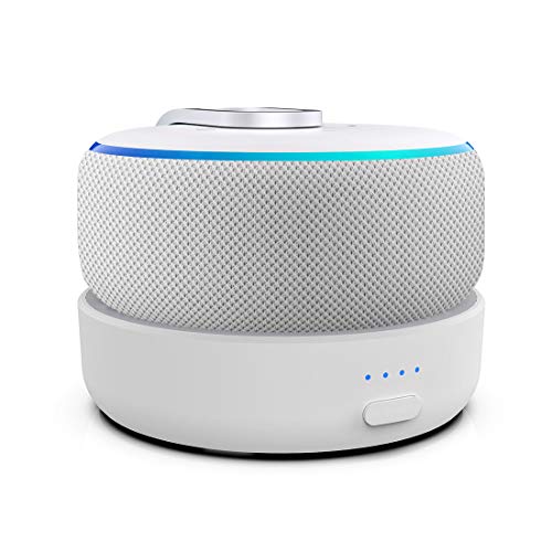 GGMM D3 Echo dot Battery Base, Amazon Echo Dot 3rd Gen Accessories, Alexa Echo Dot Charger(Power Cord and Echo Dot 3rd Generation is Not Included)