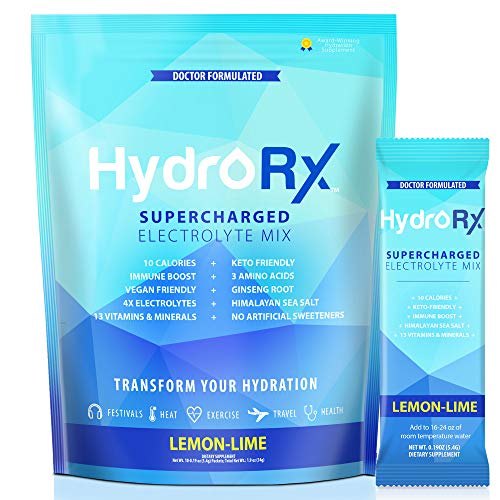 Book Cover Immune Support, Vitamin C & Zinc Supplement Hydration Multiplier with Keto Hydration Powder Packets, Your Perfect On The Go Electrolyte Packets, Keto Electrolytes Hydration Drink