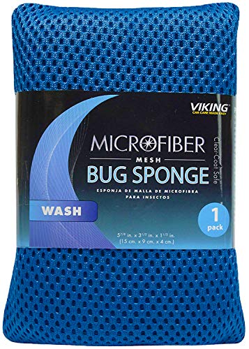 Book Cover VIKING Royal Blue 1 Pack 923701 Mesh Bug Cleaning Wash Sponge-4 Inch x 6 Inch