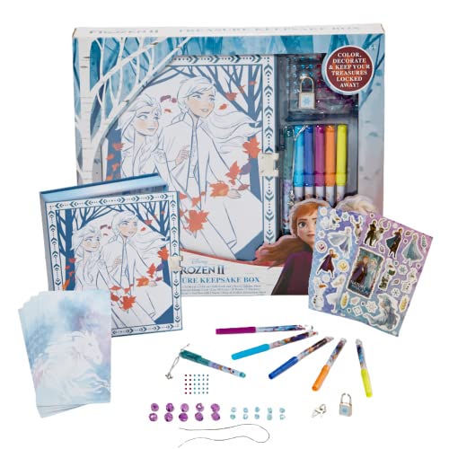 Book Cover Disney Frozen 2 Keepsake Box Craft Kit for Storage Activity Set for Kids