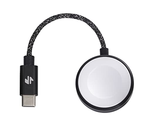 Ampere USB-C Watch Charger - USB C Travel Cable Compatible with Apple Watch (Black)