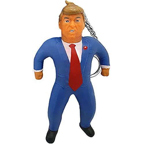 Donald Trump Gag Gifts - Stretchy Keychain Funny Gift - Tremendous White Elephant Gift for Stress Relief
