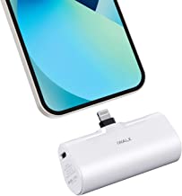 iWALK Small Portable Charger 4500mAh Ultra-Compact Power Bank Cute Battery Pack Compatible with iPhone 13/13 Pro Max/12/12 Mini/12 Pro Max/11 Pro/XS Max/XR/X/8/7/6/Plus Airpods and More,White