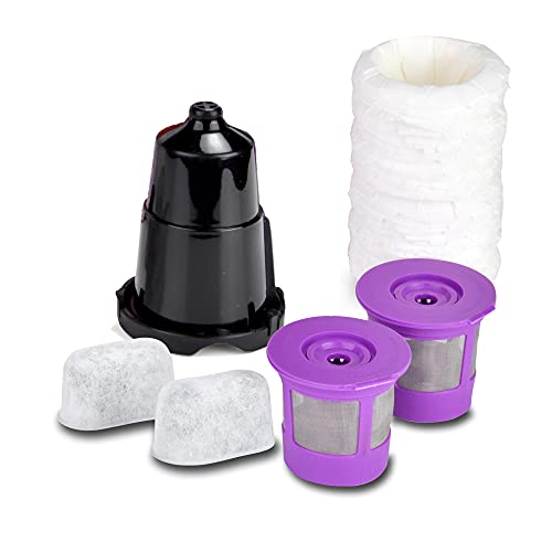 Book Cover Delibru Reusabe K Cups for Keurig Mini Bundle Pack Gift Box Set with Paper Filters and Water Filters. Fits Keurig Duo K-Duo kduo UNIVERSAL FIT