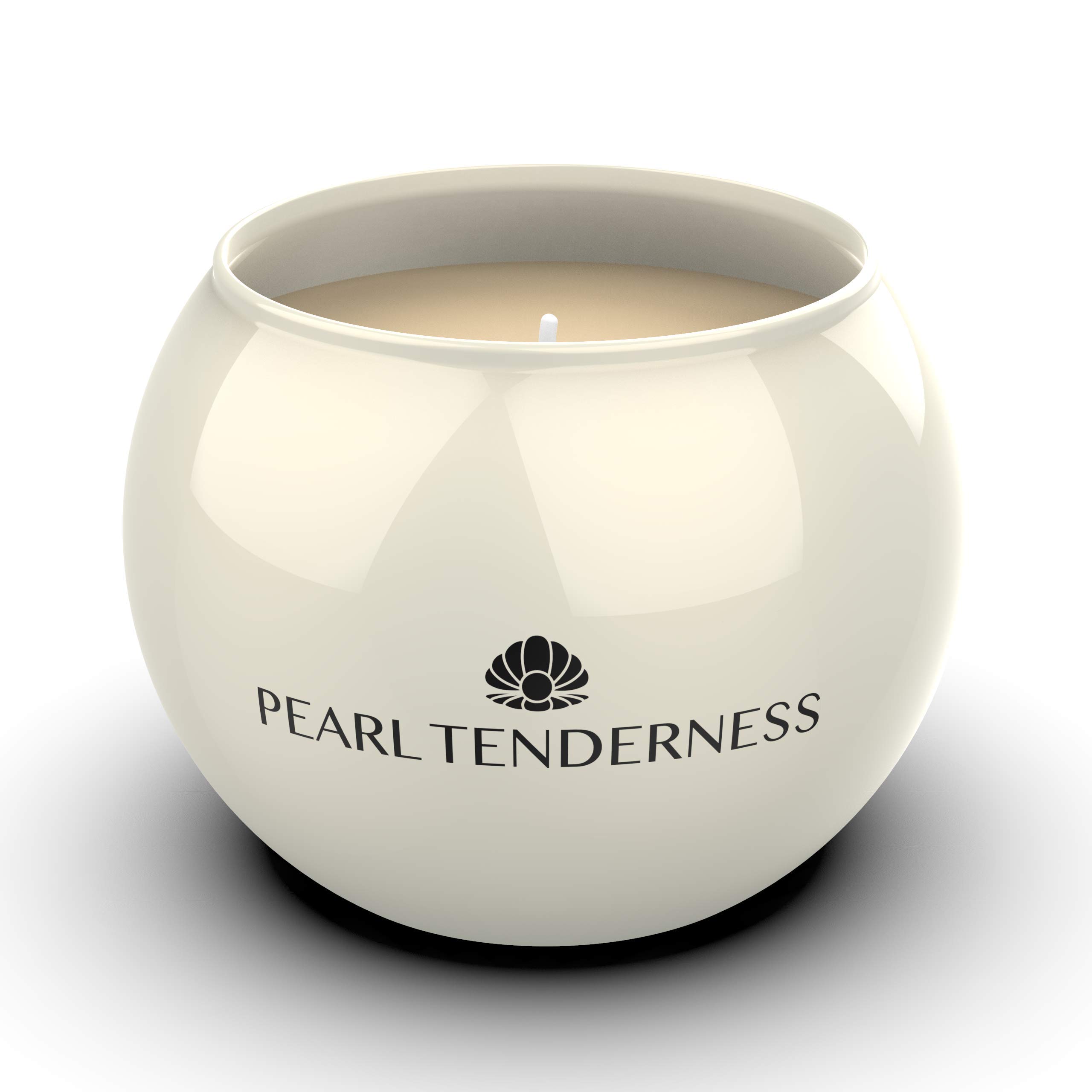 Book Cover Scented Candles, White Pearl All Natural Soy Candles Strong Fragrance of English pear Candle Premium Pearl Finish Candles Glass Gift Boxed Home Decor Aromatherapy Candles