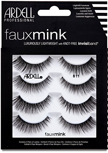 Ardell False Lashes Faux Mink 811 Multipack, 1 pk x 4 pairs
