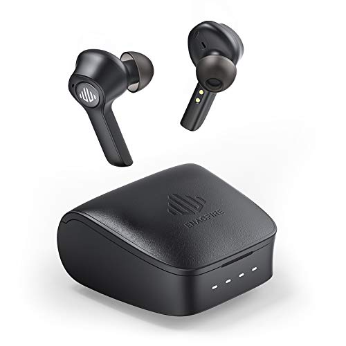 ENACFIRE G20 Wireless Bluetooth Earbuds, 8H Non-Stop Playtime, Dual-Mic, IPX8 Waterproof Wireless Headphones, CVC8.0 Noise Cancellation, Lightweight, Touch Control, Apt-X Free Lossless Audio