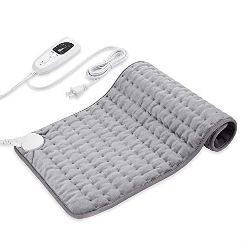 Book Cover Dekugaa Heating Pad, Electric Heating Pad for Moist & Dry Heat, 6 Electric Temperature Options, 4 Temperature Settings-Auto Shut Off -King Size 12