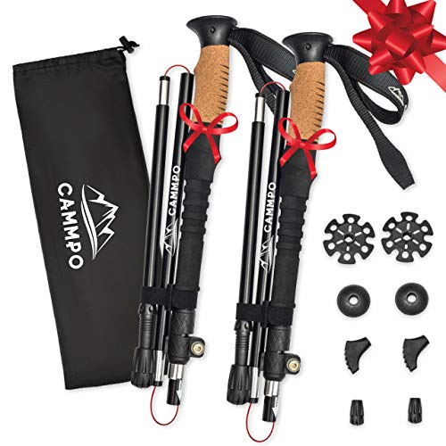 Book Cover Trekking Poles for Hiking - Hiking Poles - Collapsible Hiking Sticks for Men and Women