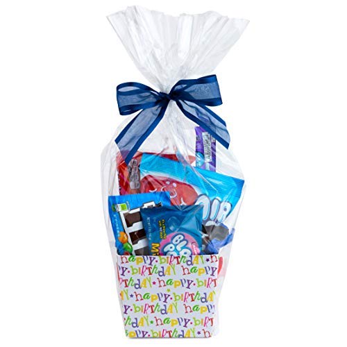 Clear Basket Bags 16â€ x 24â€ Cellophane Gift Bags for Small Baskets and Gifts 1.2 Mil Thick (20 bags)