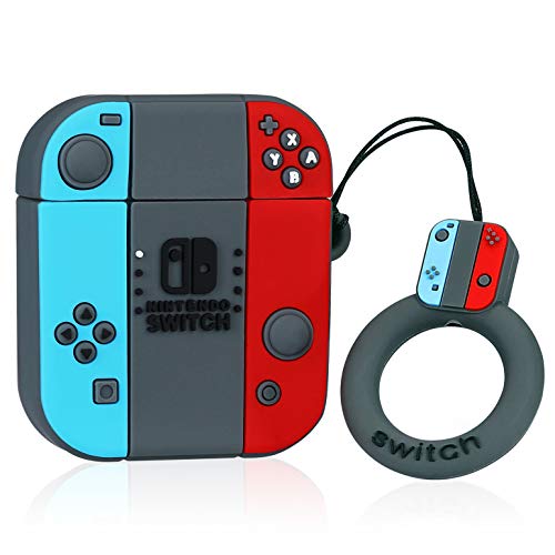 Joyleop Color Switch Case Compatible with Airpods 1/2, Cute Cartoon Fun Funny 3D Kids Girls Teens Boys Cover, Cool Stylish Fashion Soft Silicone Character Shockproof Airpod Skin Cases for Air pods 1&2