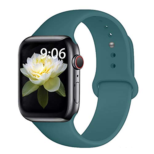 Book Cover Misker Sport Band Compatible with for Apple Watch Band 38mm 40mm 42mm 44mm,Replacement for Series 5 4 3 2 1