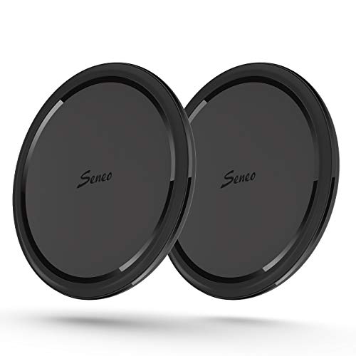 Seneo 2 Pack 15W Qi Wireless Charger with USB Type C Cable, 7.5W for iPhone 11,11 Pro Max,XR,XS Max,X,8, AirPods Pro, 10W for Galaxy Note 10/9 S20/S10/S9, 15W for LG V30(No Adapter)