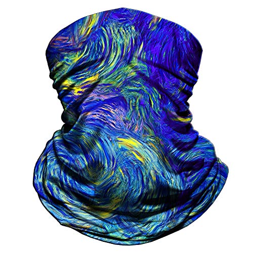 Neck Gaiter Face Mask Reusable, Cloth Face Masks Washable Bandana Face Mask, Sun Dust Protection Balaclava Face Cover Scarf Shield for Fishing Cycling