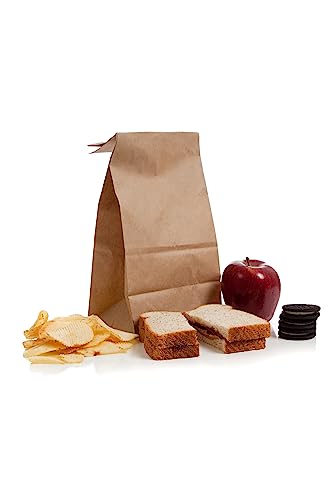 Perfect Stix - Brown Bag 4-100 4lb Brown Paper Lunch Bags - Pack of 100ct