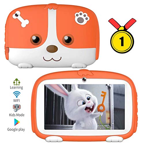 Kids Tablets,7inch Kids Android Tablets for Kids 1G+16G Android9.0 Quad Core Kids Tablets with WiFi Parental Control,Bionic Design with Kids-Proof Case,Protect Kids Eyes