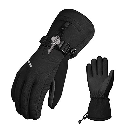 NICEWIN Winter Ski Gloves Men Women Snowboarding Windproof Warm Winter Cold Weather Gloves for Outdoor Sports Skiing Shoveling Snow