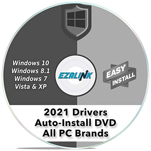Windows Driver Installation Automatic Install Software DVD for ANY PC Computer (Dell, HP, Asus etc) Easy Update Disc