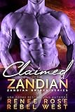 Claimed by the Zandian: An Alien Warrior Romance (Zandian Brides)