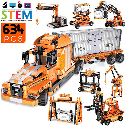 Toys innovate STEM Building Toys - Engineering Kit Toy - Building Blocks sets for Boys and Girls 6 7 8 9 10 Year Old -10 in 1 Box 643 Pcs