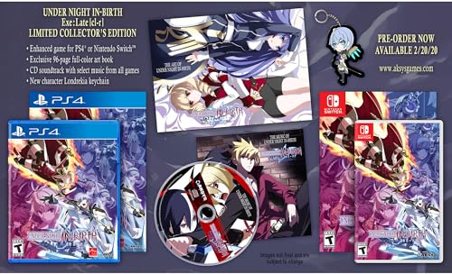 Under Night In-Birth Exe: Late[Cl-R]: Collectors Edition (è¼¸å…¥ç‰ˆ:åŒ—ç±³) â€“ Switch